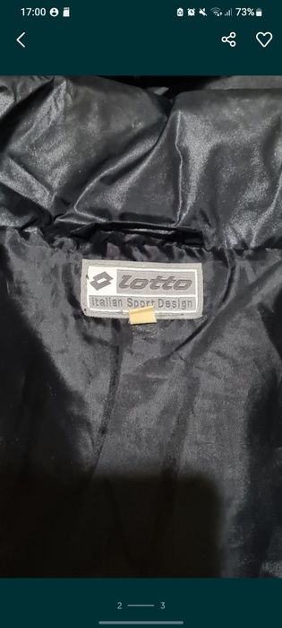 Geaca Lotto neagra marimea XXL