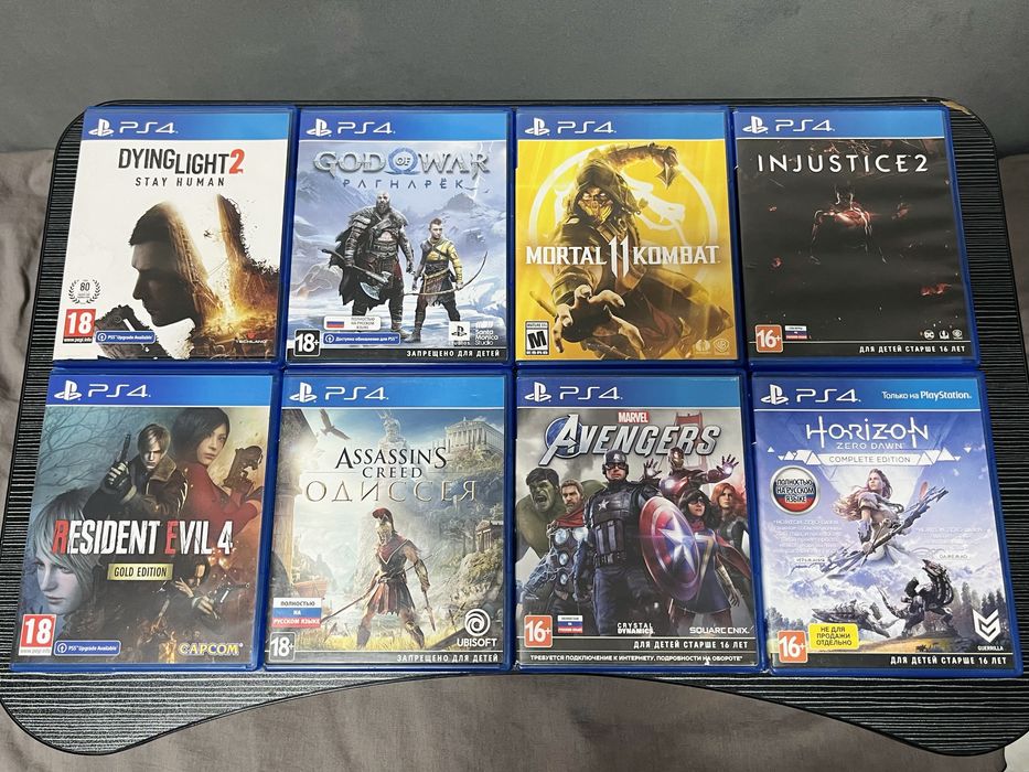 Продам игры ps4 в отличном состоянии