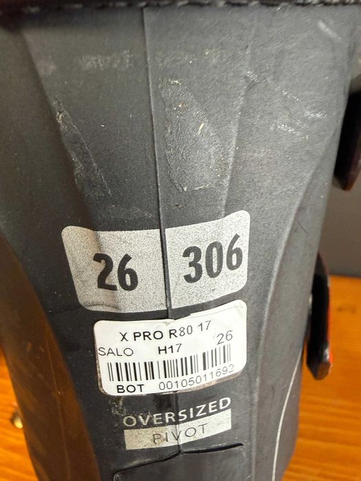 clapari salomon x pro r80 wide mondo 26 europa 40