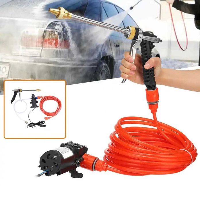 100W 12V Преносима водоструйка за почистване на автомобили градини