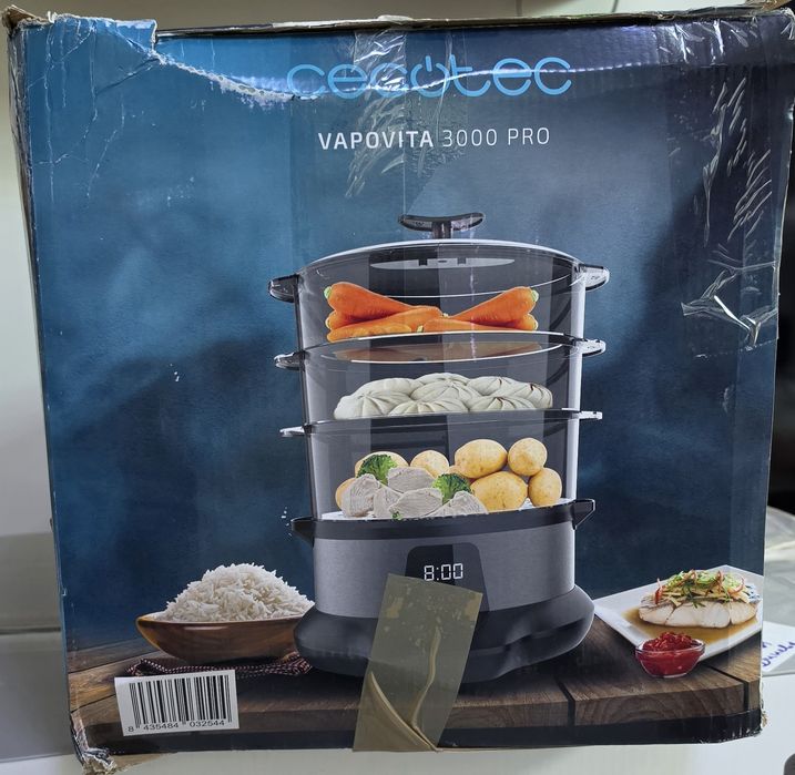 Уред за готвене на пара Cecotec
