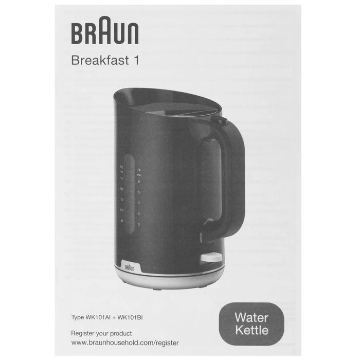 Электрочайник BRAUN WK1100WH
