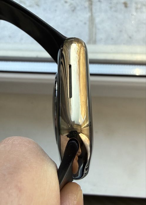 Apple Watch 7, GPS, Cellular, 45 mm, carcasa gold stainless steel