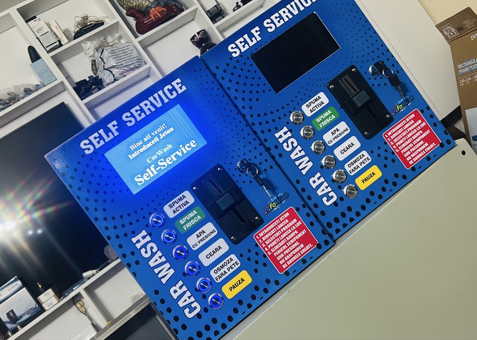 Spalatorie auto self service automatizare tehnologie