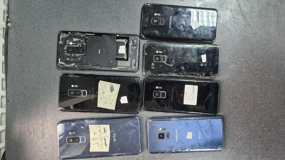 lot telefoane defecte samsung s9, s9+ de piese , de reparat