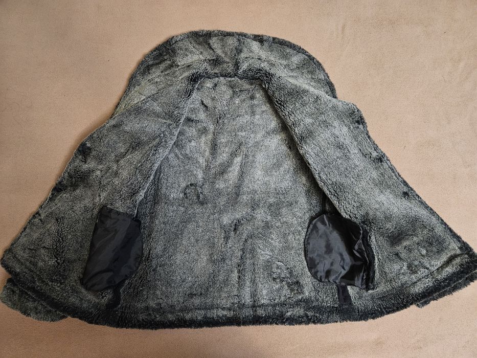 Черно късо кожухче