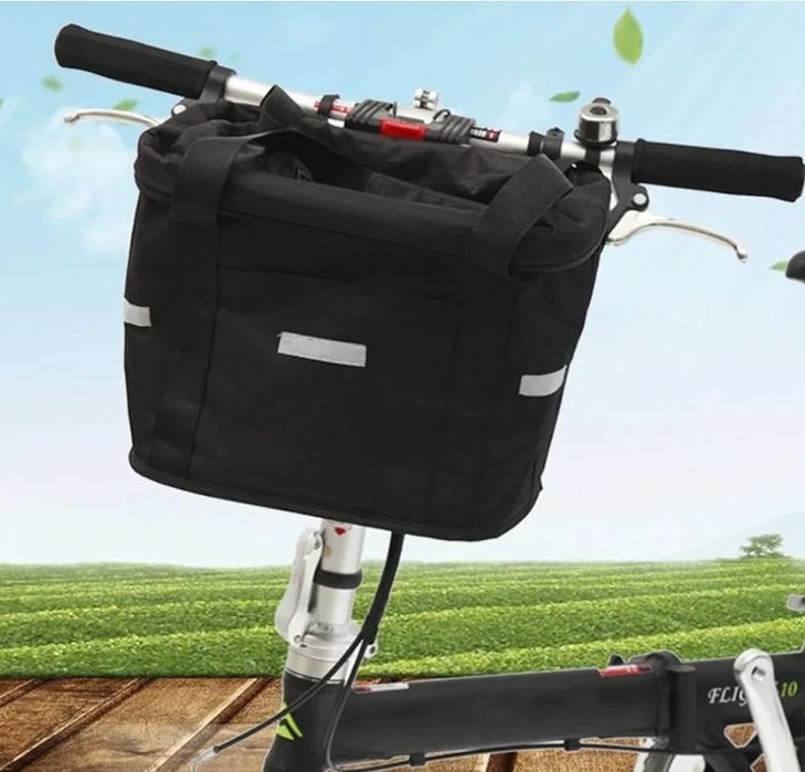 Vand cos compactabil pt bicicleta