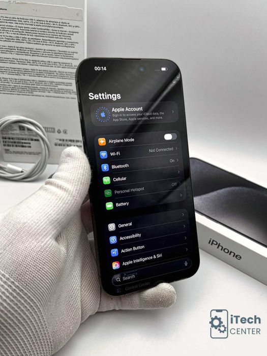iPhone 15 Pro MAX, 256GB, Black Titanium, КАТО НОВ, 1г. ГАРАНЦИЯ!