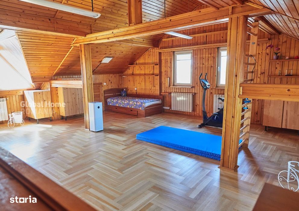 Casa 6 camere P+1+M | Bucurestii Noi | Metrou | Parcare | Sistem fotov