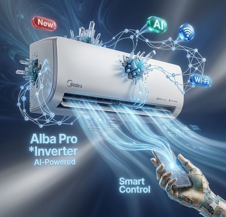 Кондиционеры Alba pro 7-9-12-18 по скидке! Искусственный интеллект!