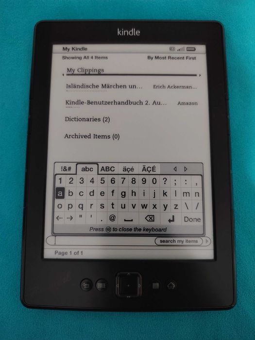 Amazon Kindle model D01100 tabletă de citit cărți