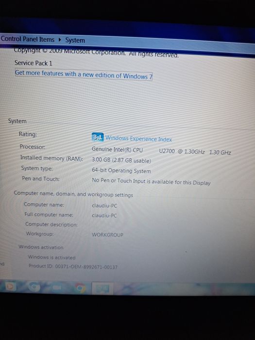 Laptop  TOSHIBA ..