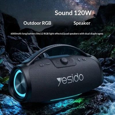 Портативная колонка Yesido YSW45 / YSW46 с караоке и RGB 120вт/220вт