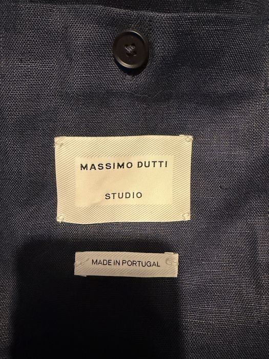 Мъжко сако Massimo Dutti Studio размер L лен