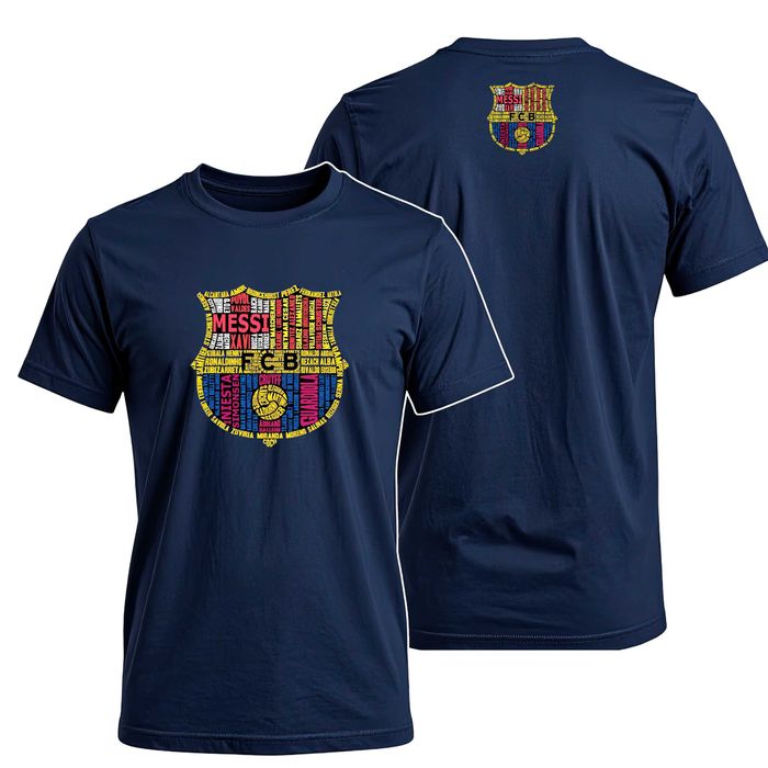 BARCELONA Мъжки и детски тениски по поръчка с име и номер ПРОМО