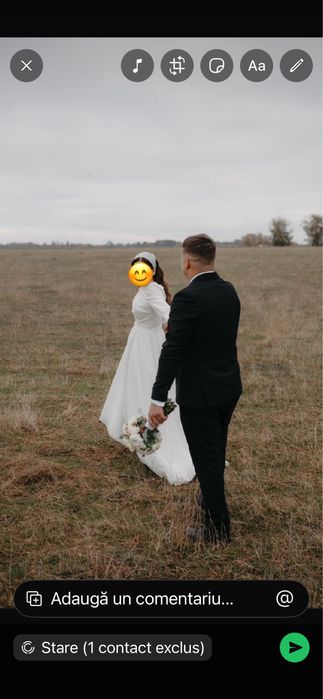 Rochie mireasă decentă