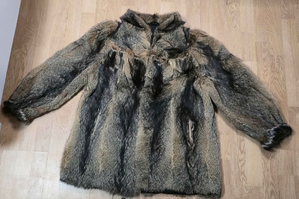 Haină de blană naturală Raton Tanuki – Mărimea 38 (M) – Ca nouă