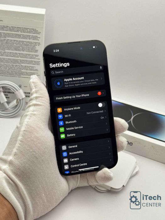 iPhone 14 Pro, 128GB, Black, 100% батерия, КАТО НОВ, 1г. ГАРАНЦИЯ!