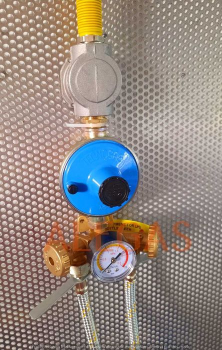 Kit complet cu 2 butelii GPL 50L pentru centrala pe GPL 28-35Kw