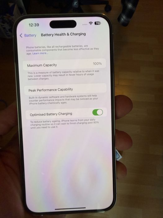 iPhone 14 Pro Max 100% baterie, ca nou