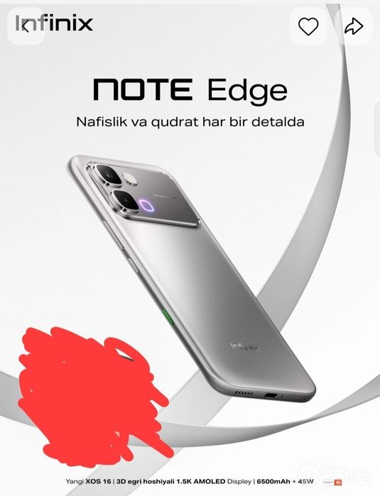 Infinix not 60 edge