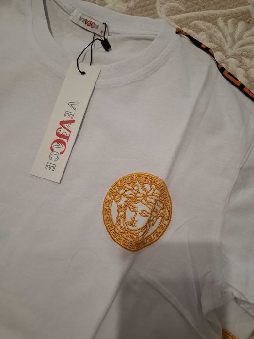Бяла тениска Versace