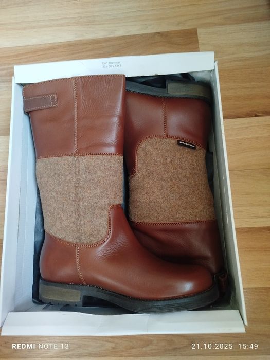 Продам новые кожаные сапоги,  еврозима,  размер 38
