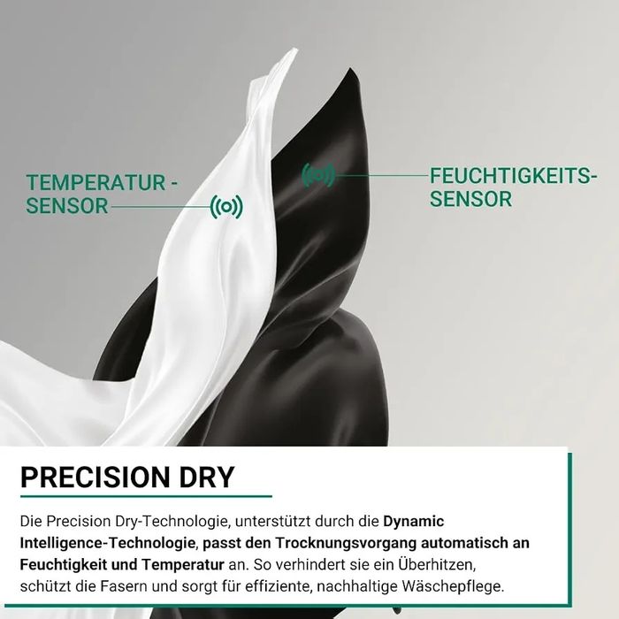 Нова инверторна сушилня с термопомпа Bauknecht BD 8C WBS / 8 кг Precision Dry - Интелигентно сушене
