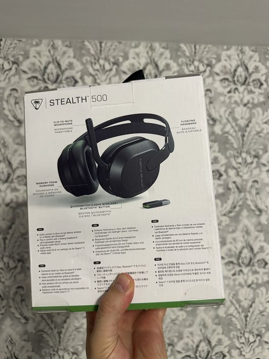 Casti gaming wireless Turtle Beach Stealth 500 noi compatibile cu Xbox, PC, telefon