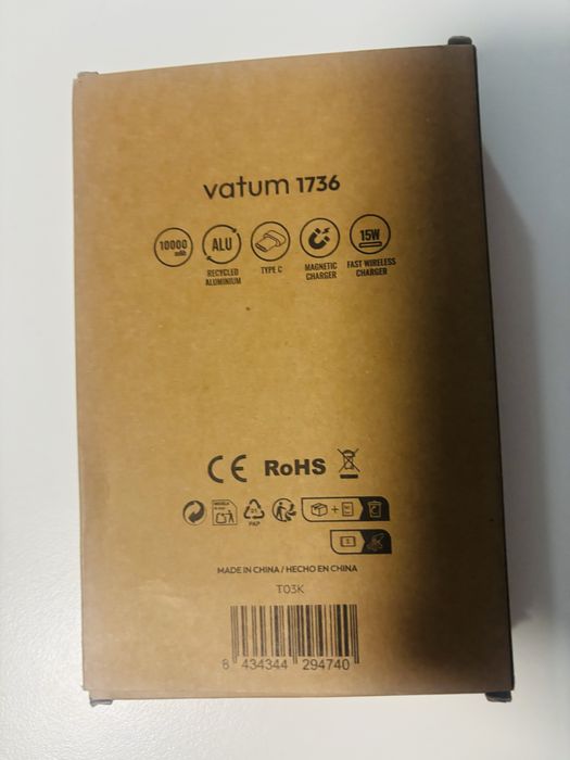 Baterie externa magnetica cu wireless