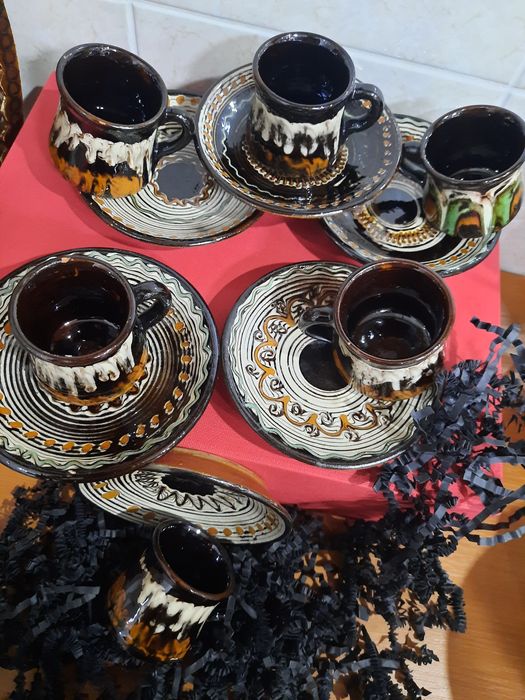 Set ceramică Horezu 6+6.