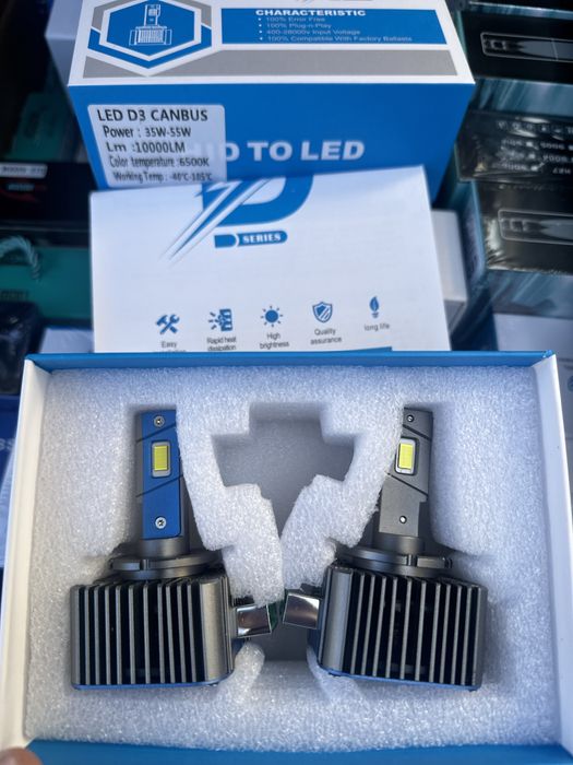 Becuri led D1S D2S D3S canbus fara eroare de bec ars