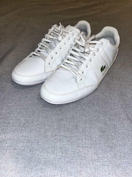 Бели маратонки Lacoste, размер 43 – Много добро състояние