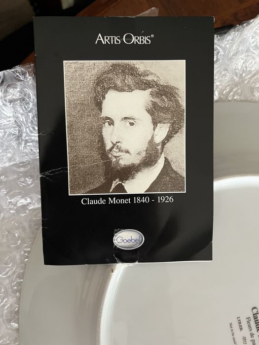 Farfurie Goebel Artis Orbis-Claude Monet -editie limitata 1813/2000