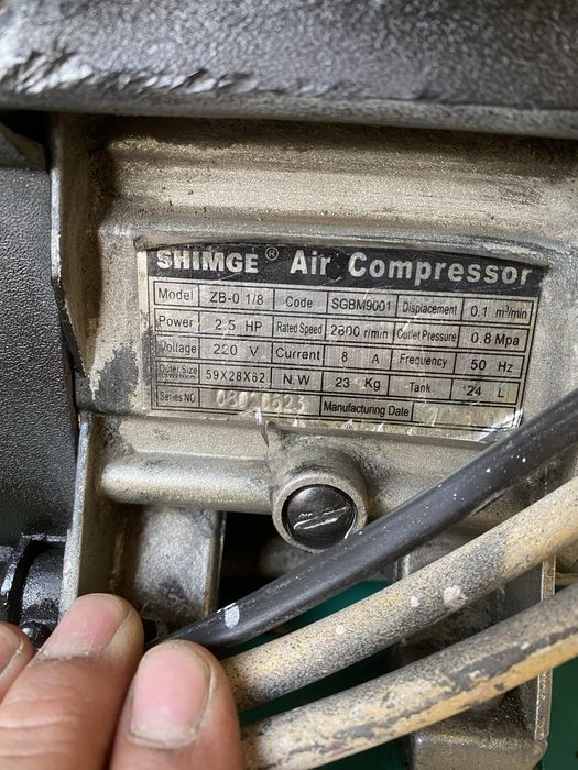 Kompressor (havo saqlagish nasos)holati yaxshi ishlab turibdi