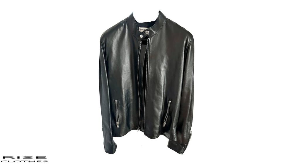 Saint Laurent Cafe Racer Leather Jacket