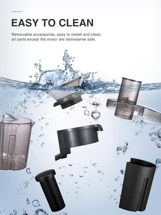 Промо! 500W Центробежна сокоизстисквачка 18000 об/мин, 2 скорости