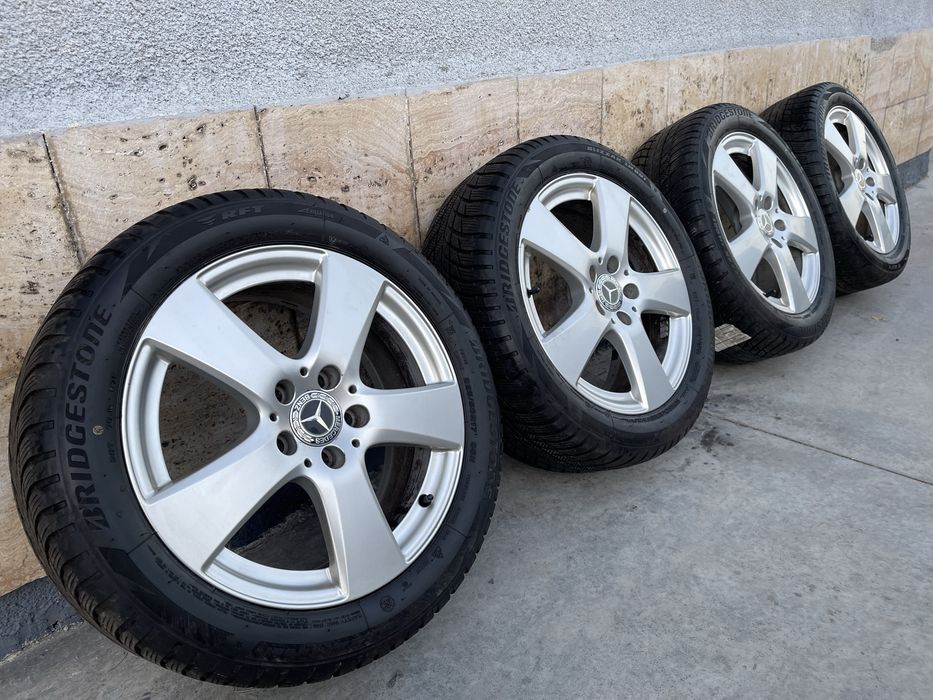 Jante Roti 17 Mercedes C Class W205 Anvelope vara iarna 225 50 R17 M+S