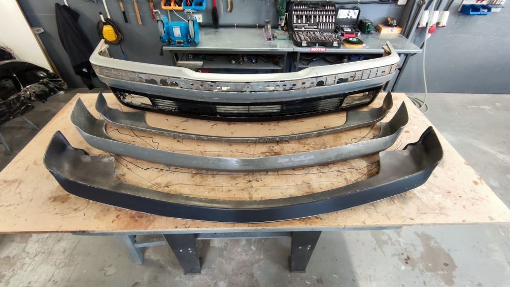 Lip/Prelungire bara BMW E36 Zender style, fibra de sticla