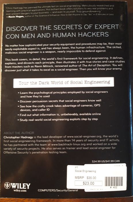 Книга Social Engineering