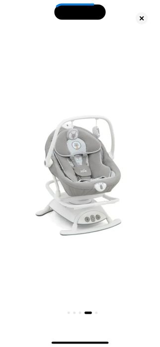 Leagan si balansoar rotativ pentru bebelusi Joie Sansa 2 in 1 Portrait