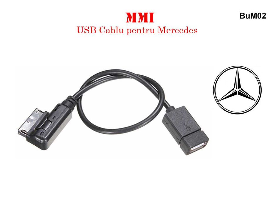 Cablu Adaptor AMI MMI cu USB MMI AMI MDI Mercedes A B C E S GL ML L