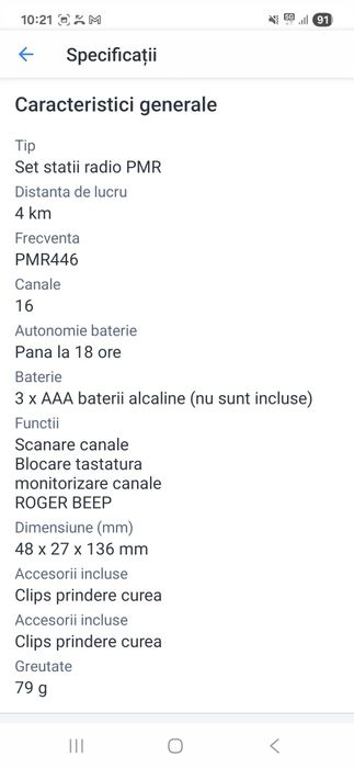 4 Stații portabile Motorola