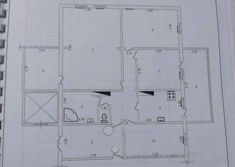 Продается 4х ком 153м2 Банковский дом шох мед Центр-лапиола