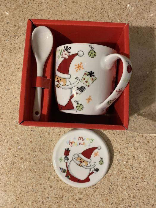 cana de craciun noua cu lingurita si capac