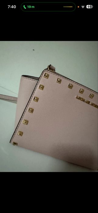 Geanta Michael Kors din purle naturala