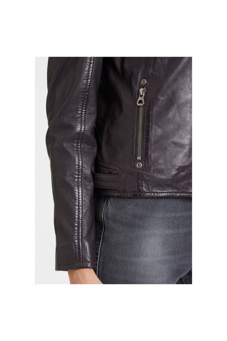 Geaca de Piele Dama Mauritius Mov Inchis GWAlice