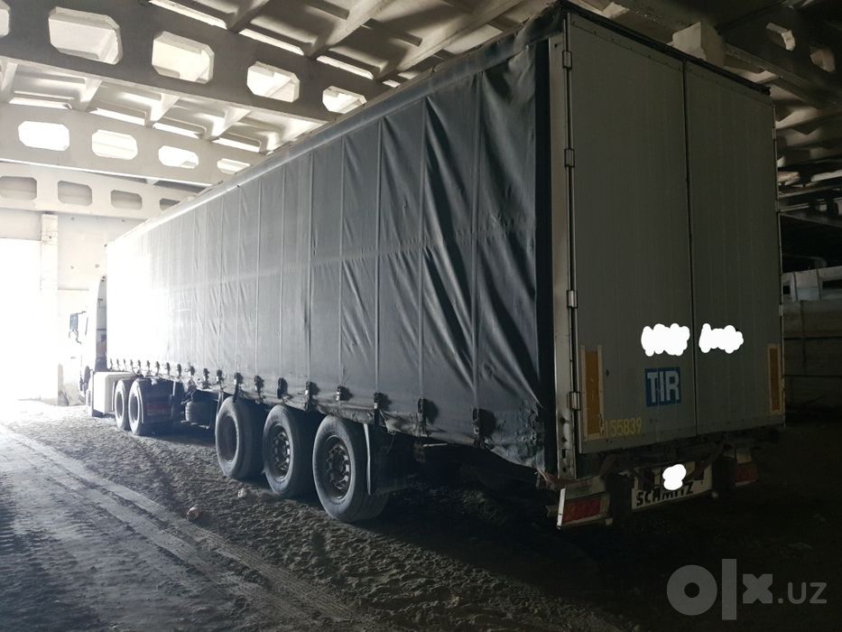 Schmitz S01 tentli yarim tirkama. Schmitz S01 тентовый полуприцеп.
