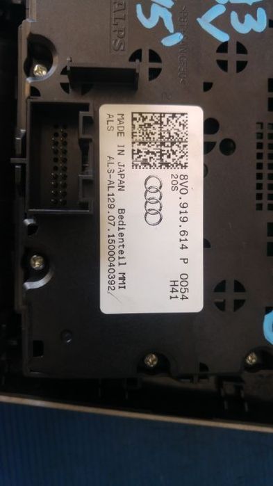 panou comanda navigator radio audi a3 8v