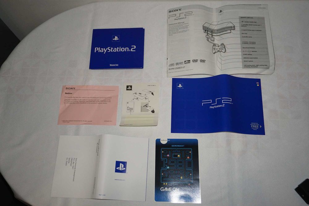 Конзола PS2 FAT GT3 Racing Pack SCPH-35003 Made in Japan С Оригинална Кутия и Касова Бележка от 2001г